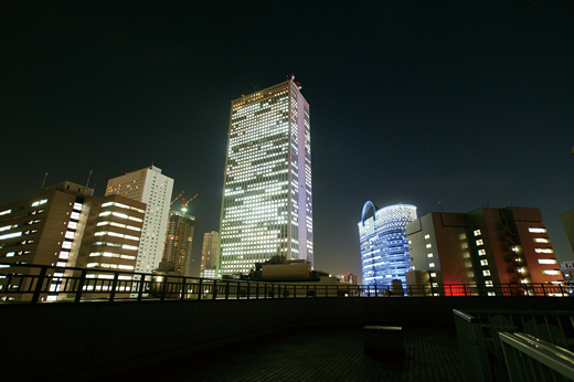 サンライトSHの屋上からの夜景