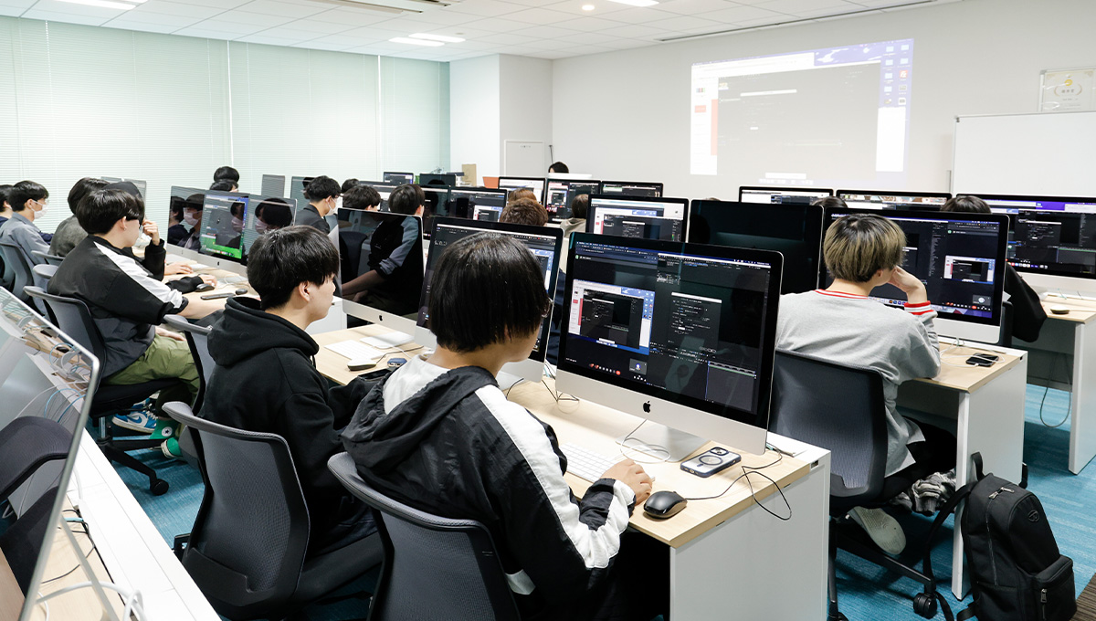 Photoshop(画像編集)実習風景