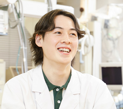 診療放射線学科 千葉県立袖ヶ浦高校出身 松本さん