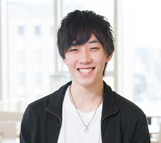 ウェブ・メディア科 柴田くん